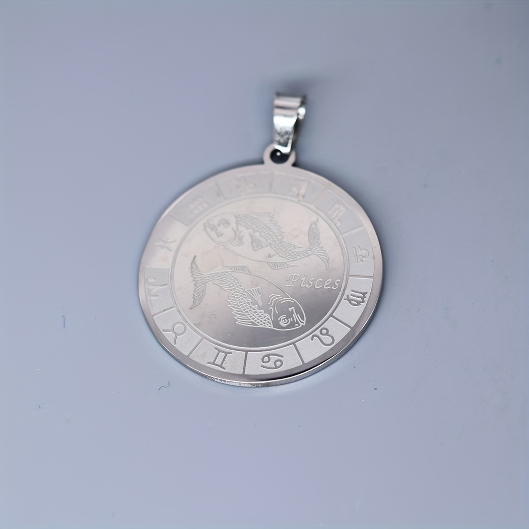 Zodiac Fish Symbol Charm for Jewelry Making
