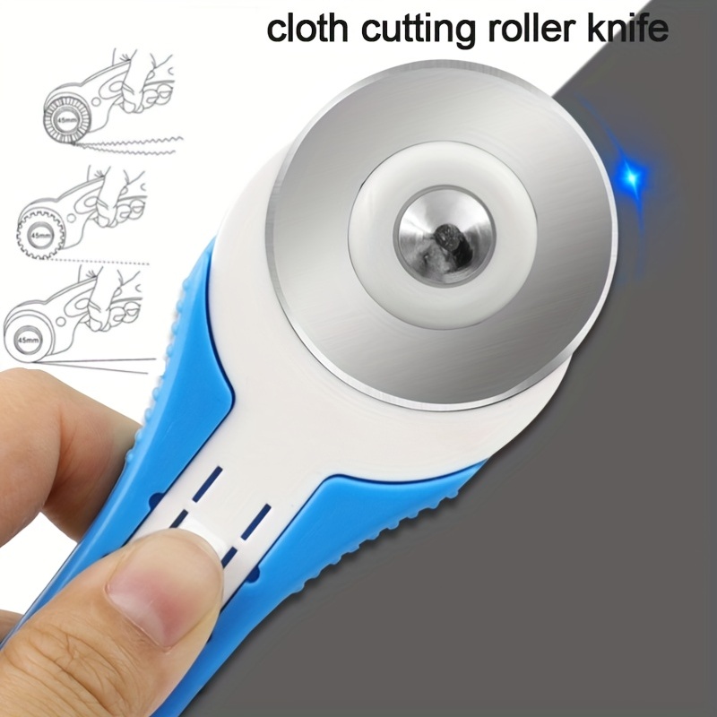 28mm Rotary Cutting Machine Patch Roller Round Knife With Scales Leather  Craft Fabric Cutting Sewing Tools