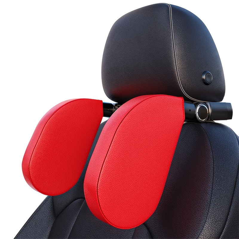 1pcs Memory Foam Niedliche Autositz Kopfstütze Kissen Solide Kompatibel mit  der Nackenstütze Taille Rücken Unterstützung Kissen Set Kissen Auto Zubehör