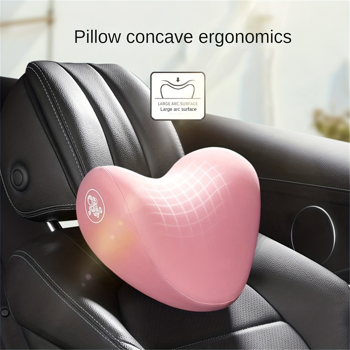 Car Headrests Made Of Memory Cotton Material, Car Seat Cushions, Car Neck  Protectors, Car Seats, Car Mounted Cervical Pillows - Temu