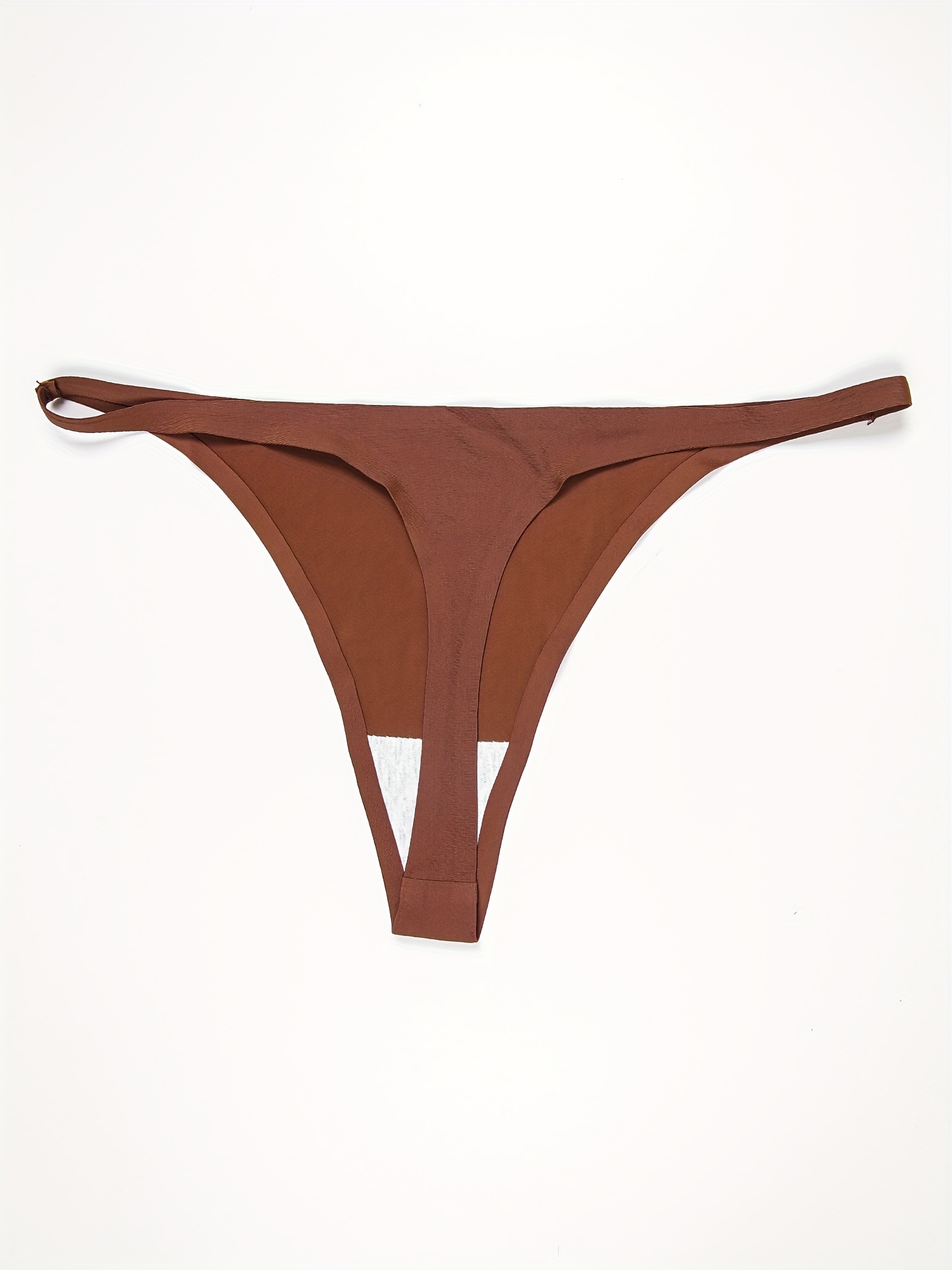 Seamless Solid Thongs Soft Comfy Stretchy Intimates Panties - Temu