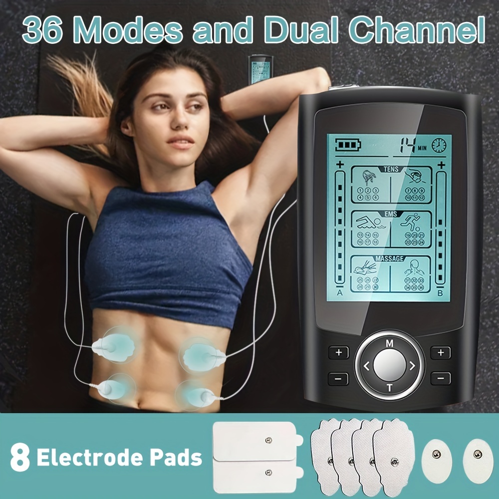 TENS EMS Unit Muscle Stimulator for Pain Relief Therapy Electric