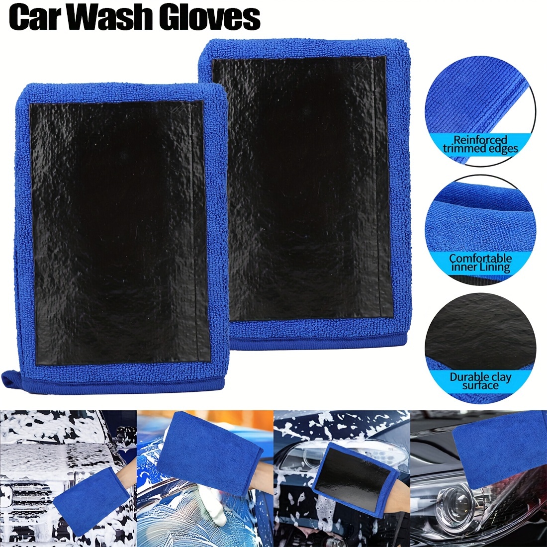 Car Wash Magic Clay Bar Mitt Car Clay Cloth Auto Care - Temu