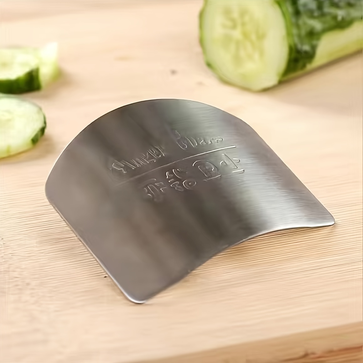 Stainless Steel Finger Guard For Cutting And Peeling - Temu