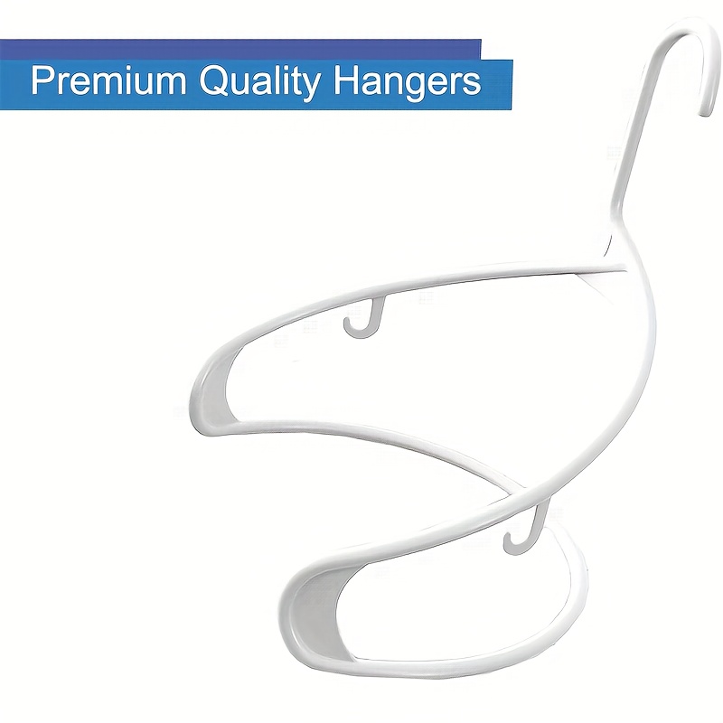 Durable Plastic Clothes Hangers With Hooks, Lightweight Daily Standard  Hangers, Wet And Dry Use Clothes Hanger, Saving Space Hanger For Wardrobe  Organization And Storage, Home Essentials - Temu