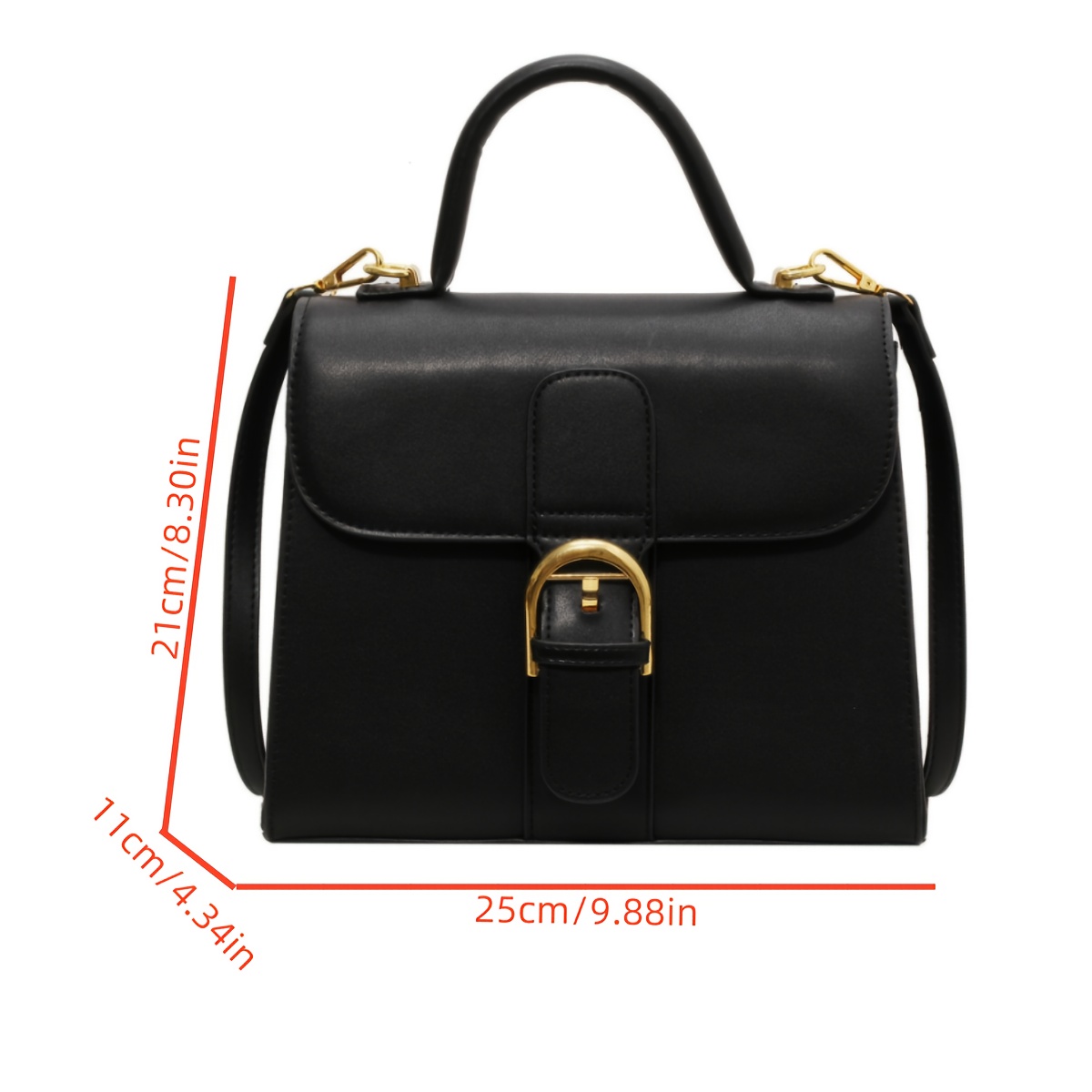 Liyuan&758 Casual Pu Leather Square Crossbody Bag, Solid Color Shoulder Bag,  Perfect Messenger Bag For Daily Use - Temu