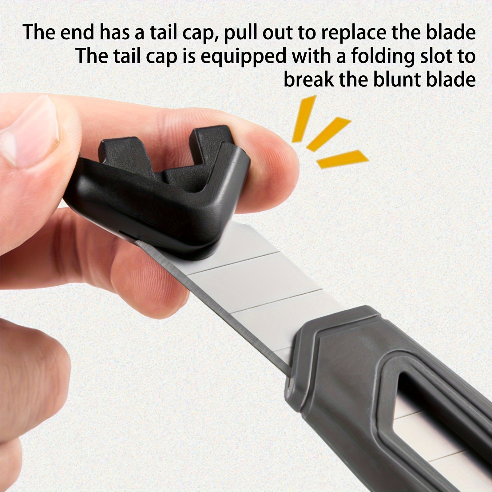 48 pcs Cutter Blade 18mm Snap Off Box Utility Knife Razor Refill
