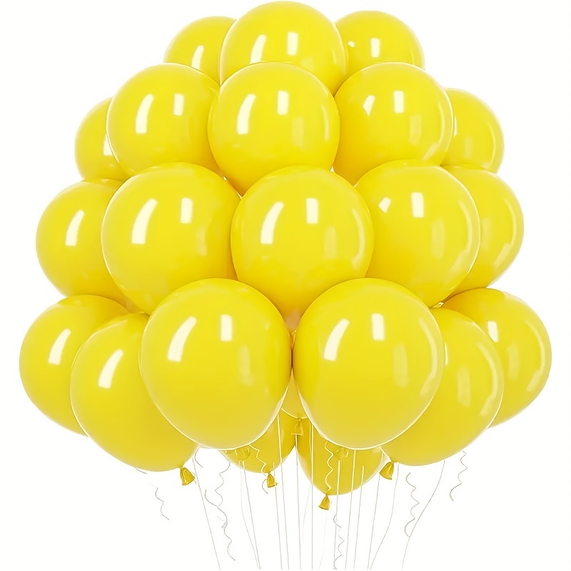 10 Palloncini Gialli 30cm - Wimipops