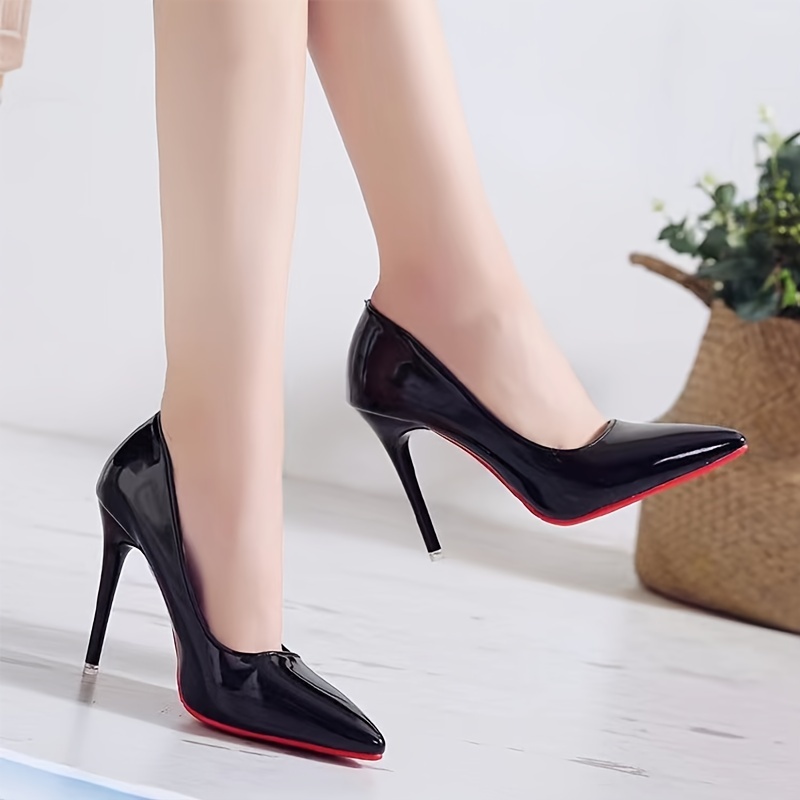 YDN Women Cutout Pointed Toe High Heels Formal Outfit