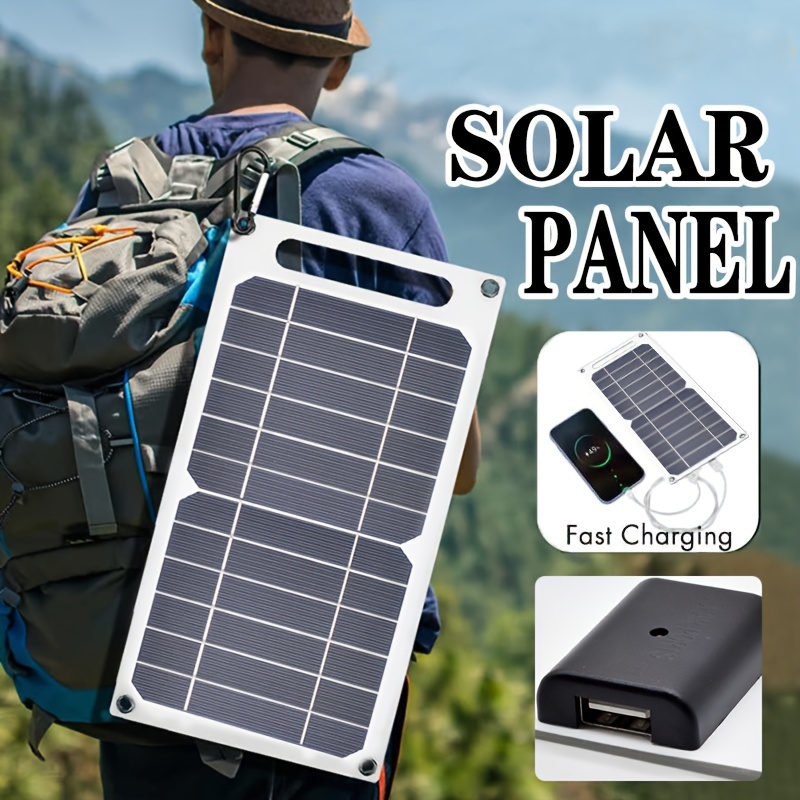 Panel Solar Plegable Usb Portátil Paneles Solares Plegables - Temu Chile