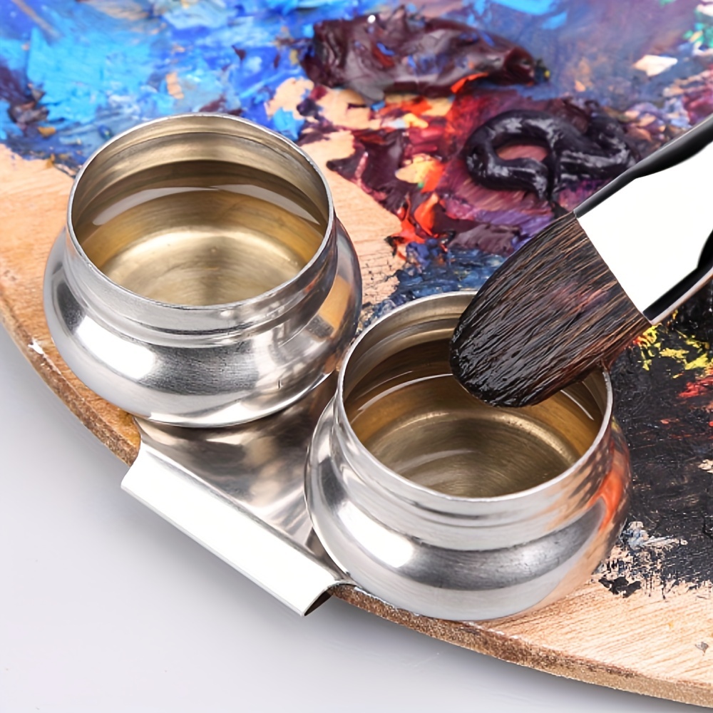 1pc Art Painting Color Mixer Oval Color Mixing Board Oil Painting Acrylic Color Mixing Tray Wooden Paint Plate Portable Color Mixing Board for Study