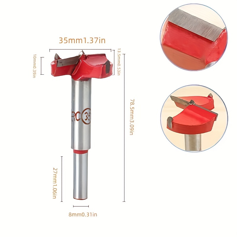 Gabarit de perçage de trou 35mm charnière trou localisateur porte de bois  1pc