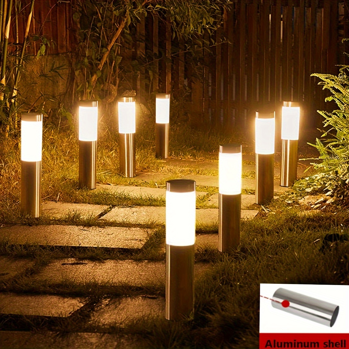 Lantern Waterproof Solar LED Modern Outdoor Lanterns Lamps Garden