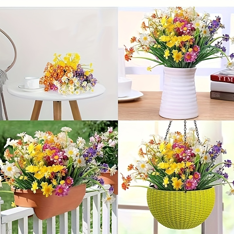Comprar 30 Uds plantas naturales vívidas manualidades DIY decoración del  hogar flores secas ramos florales pequeña estrella Mini Margarita