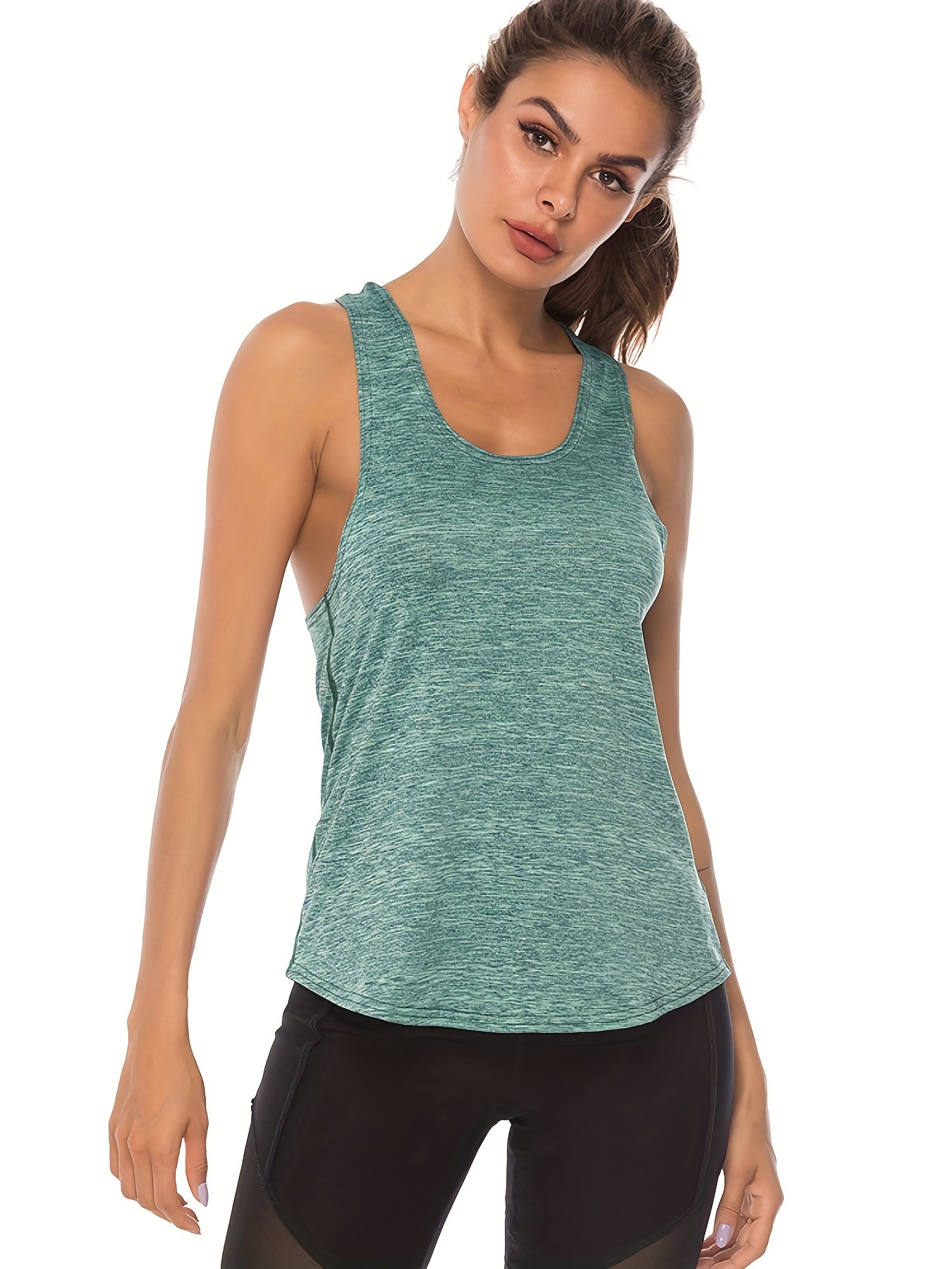 Racerback Tank Tops for Women Workout Tops Sleeveless Athletic Tank Top  Yoga Wear Esg16132 - China Tops and Tank Top price