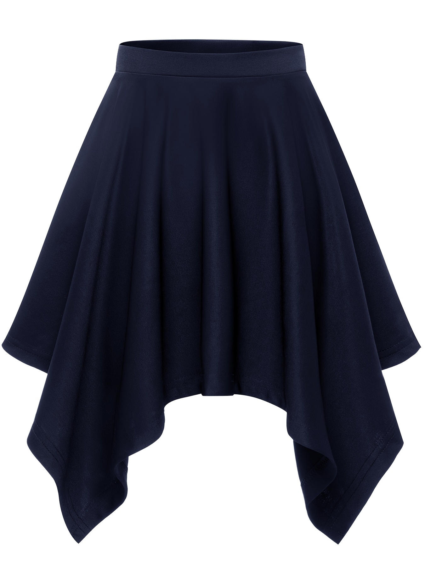 Blue High Low Skirts