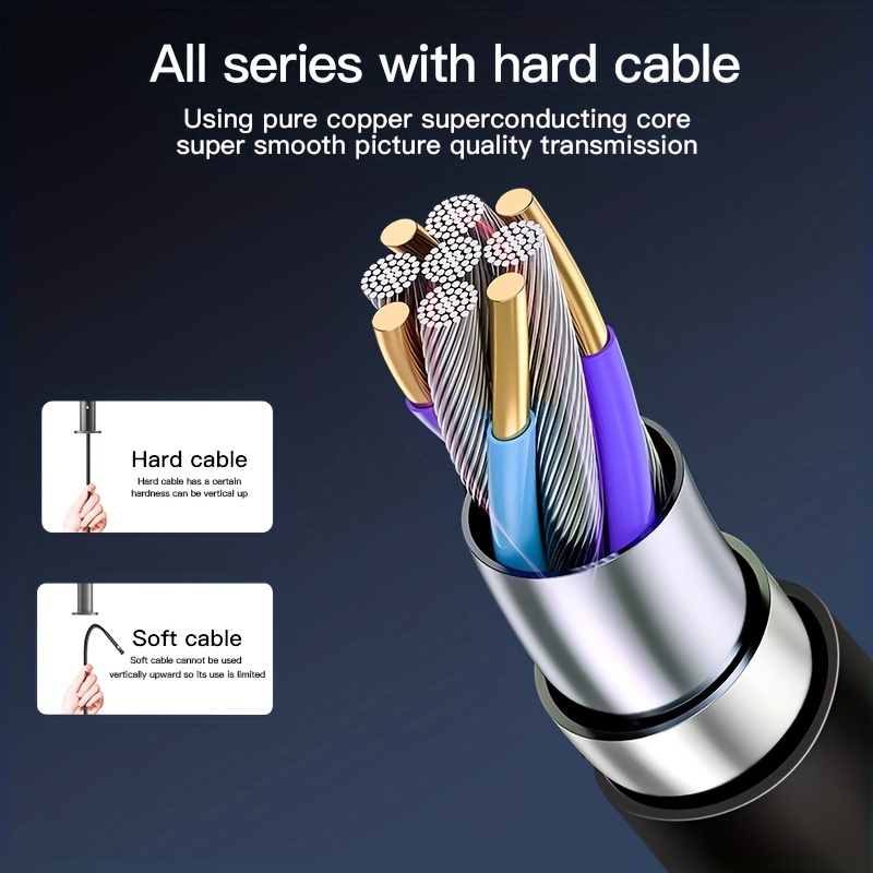 Endoscope 1pc, Caméra Endoscopique Avec Lumière, Endoscope Étanche IP67,  Caméra D'inspection HD, Caméra Endoscopique Avec Lumière, Caméra Serpent  Avec Cordon Semi-rigide Écran 4,3 Pouces - Temu France