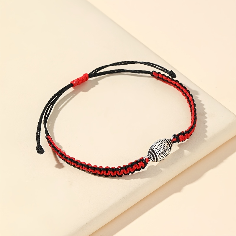 Rugby Alloy Adjustable Bracelet For Men