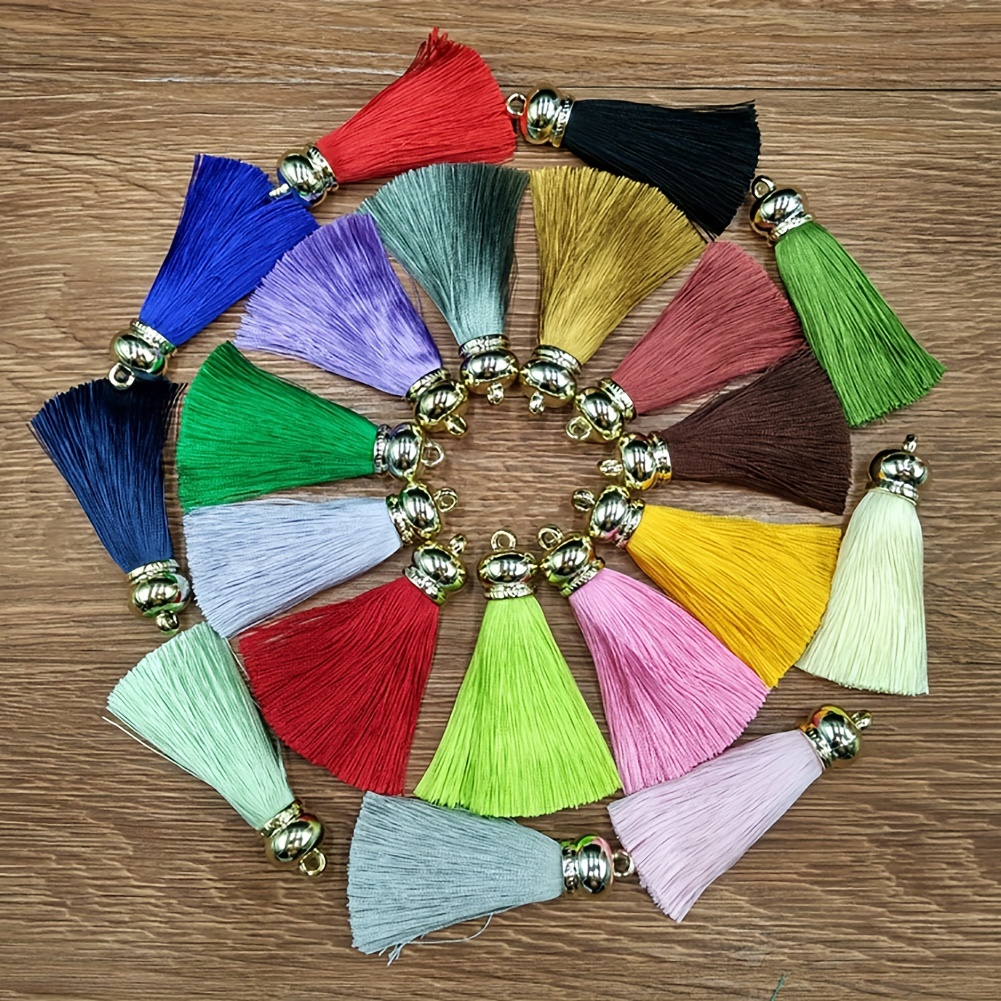 Mini Tassel Multicolor Tassels For Jewelry Diy Earring - Temu