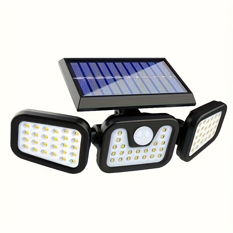 3 head solar wall shop lamp