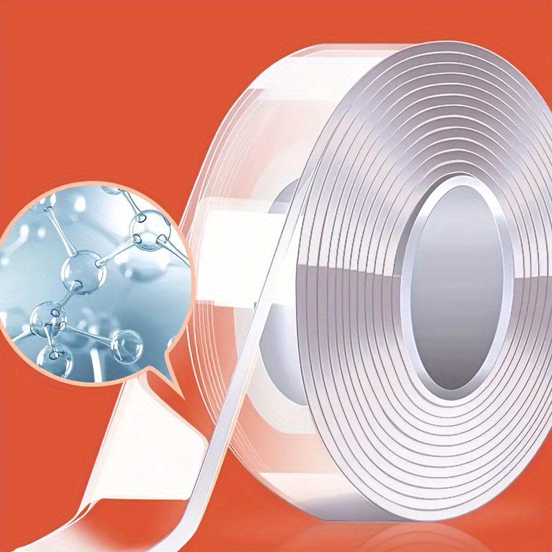 1/2/3/5M Nano Tape Tracsless Double Sided Tape Transparent No Trace  Reusable Waterproof Adhesive Tape Cleanable Heat Resistant
