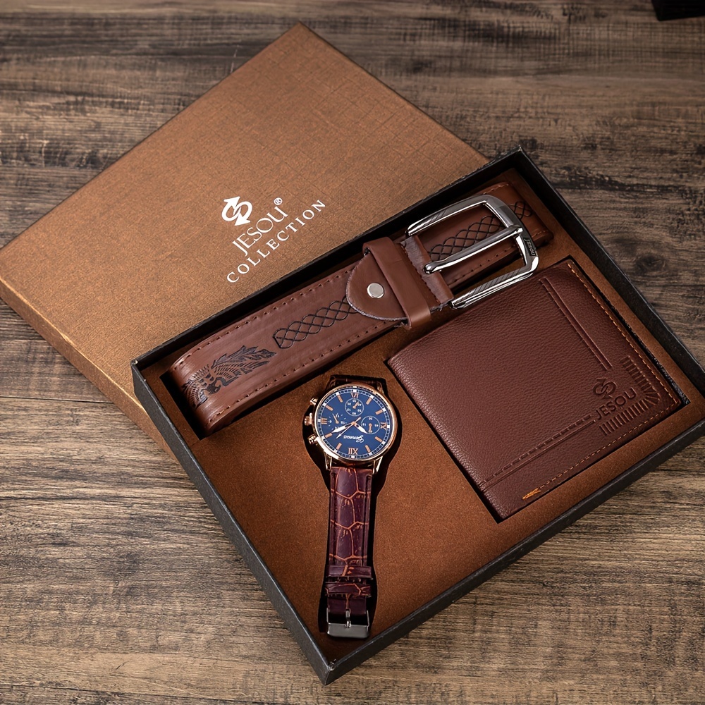 Mens wallet best sale and watch set