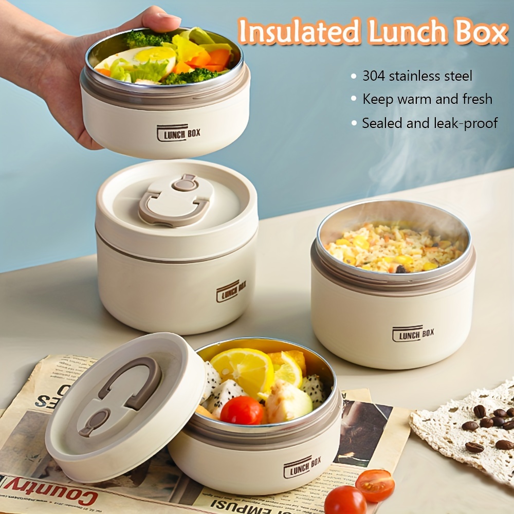 Stainless Steel Lunch Box Insulated Bento Lunch Box Fresh - Temu