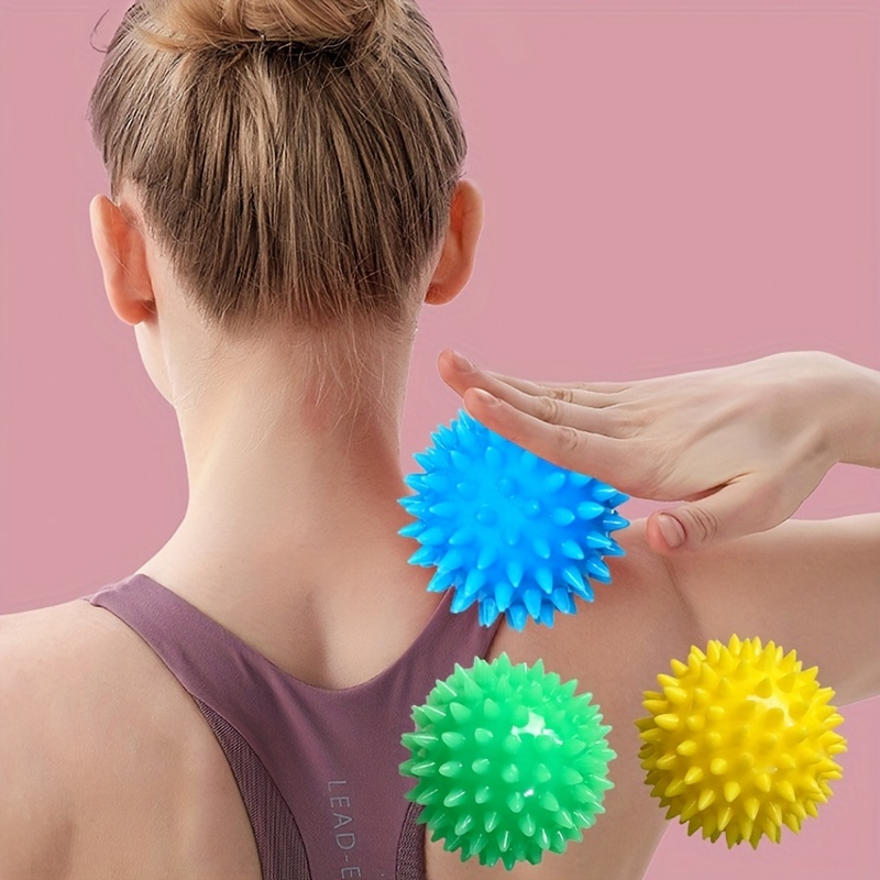 

Compact Muscle Roller - Spiky Massage Ball For Deep Tissue Back Massage, Foot Massager, Plantar Fasciitis & All Over Body Care - Mother's Day Gift