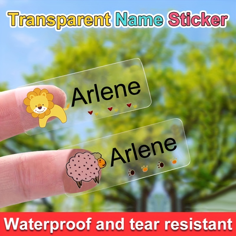 30–160 Stück Personalisierte Transparente Etiketten - Temu Germany