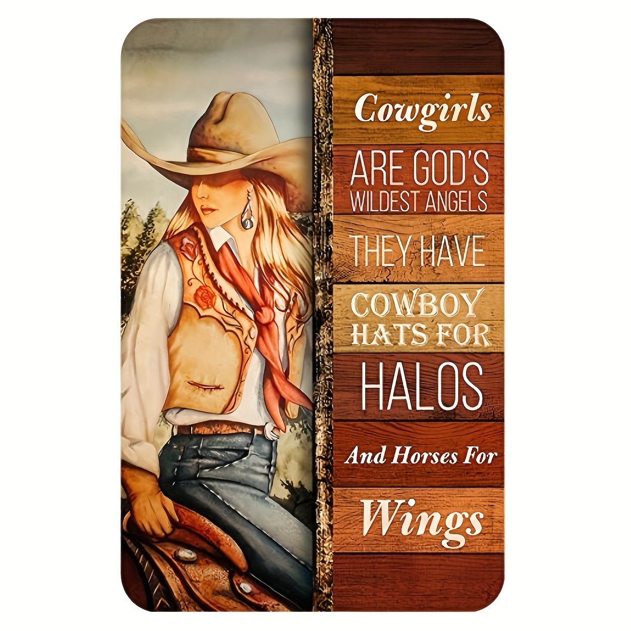 Targhe Vintage  Western and Cowboy