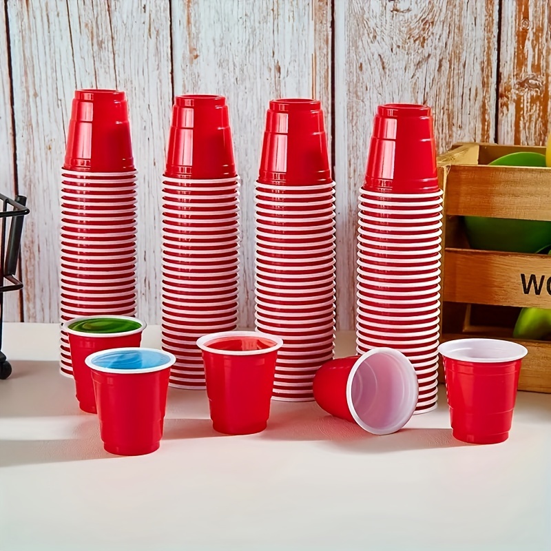 15pcs Plastic Cups Beverage Reusable Plastic Water Cups Party Supplies Drinking  Cup For Home Holiday Party Restaurant