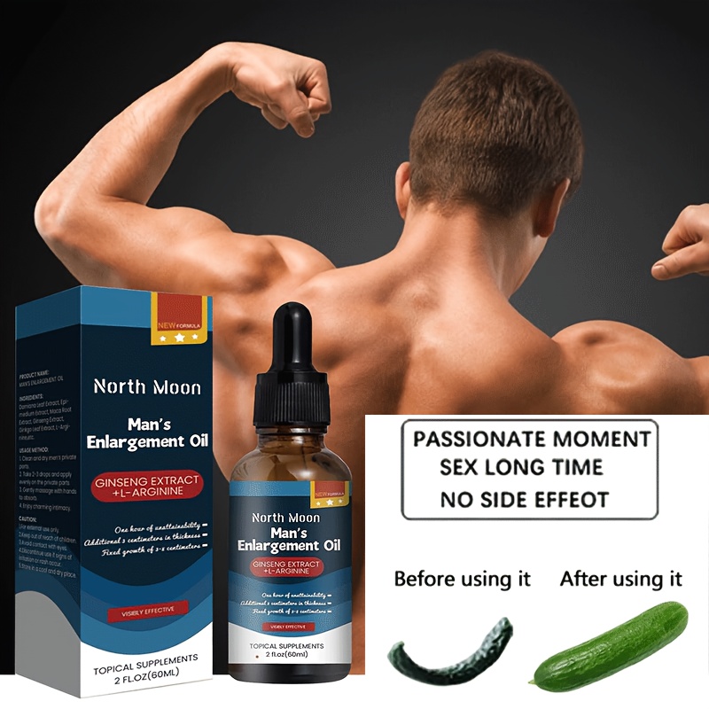 Men's Energy Oil Men's Private Parts Care Massage Oil Becomes