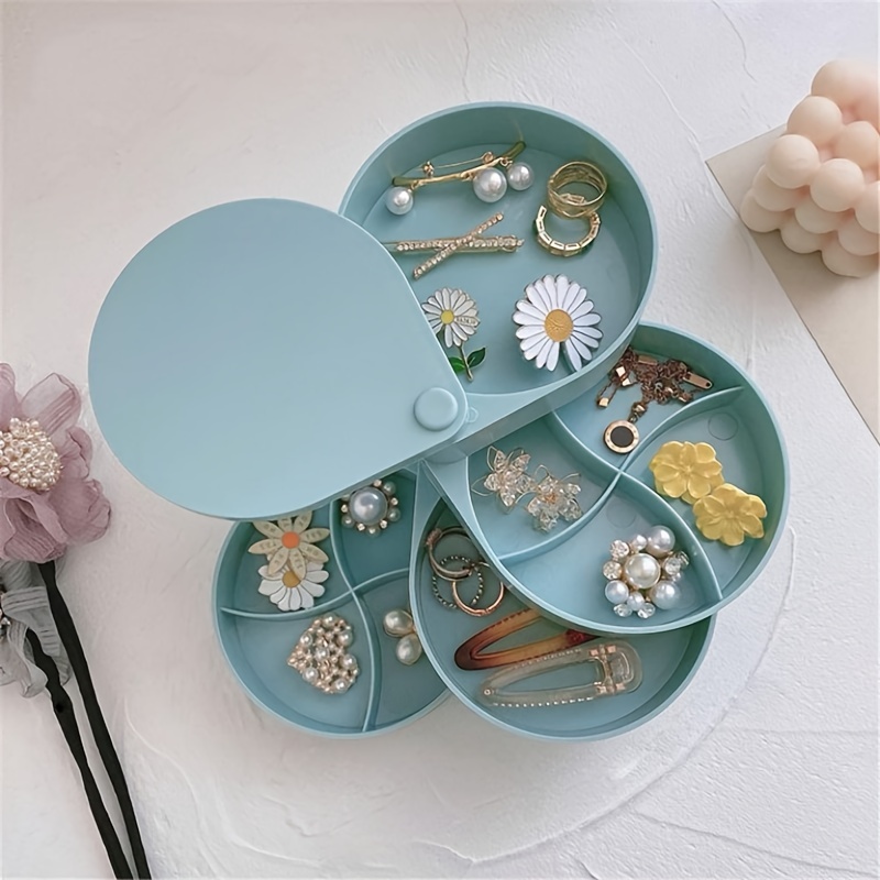 Exquisite Plastic Jewelry Organizer Home Desktop Pullout - Temu