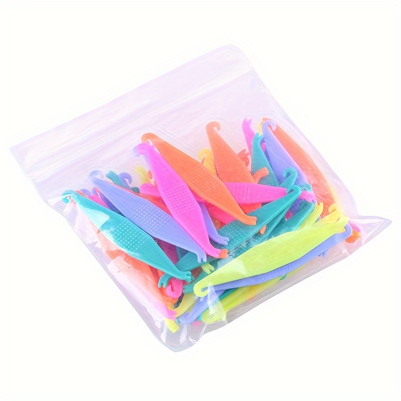 Orthodontic Elastic Rubber Band Placers Assorted Colors 50pcs/Pack