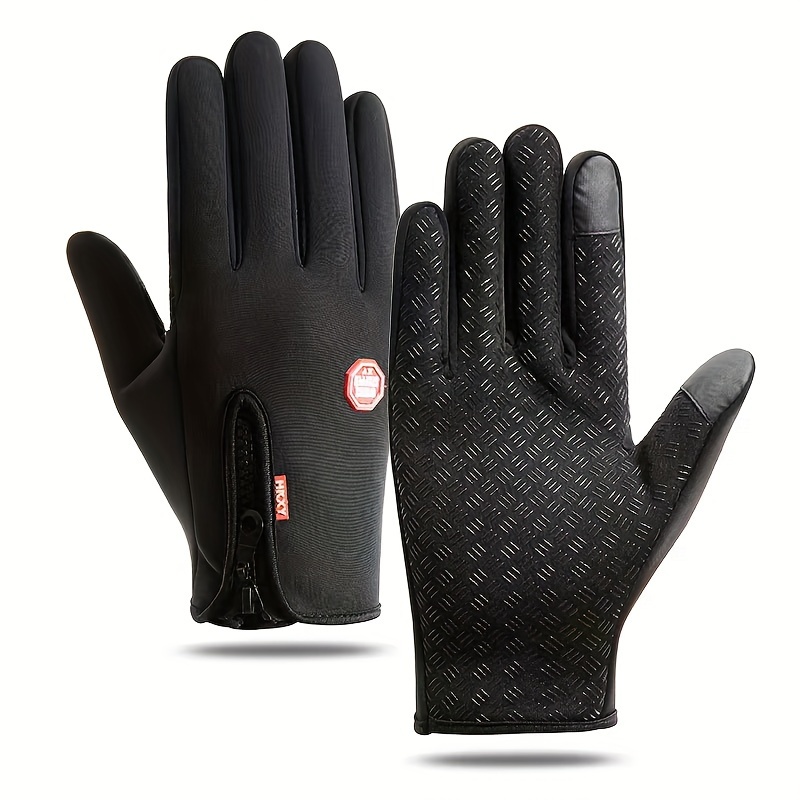1pair Warm Waterproof Touch Screen Gloves For Winter Sports - Jewelry &  Accessories - Temu
