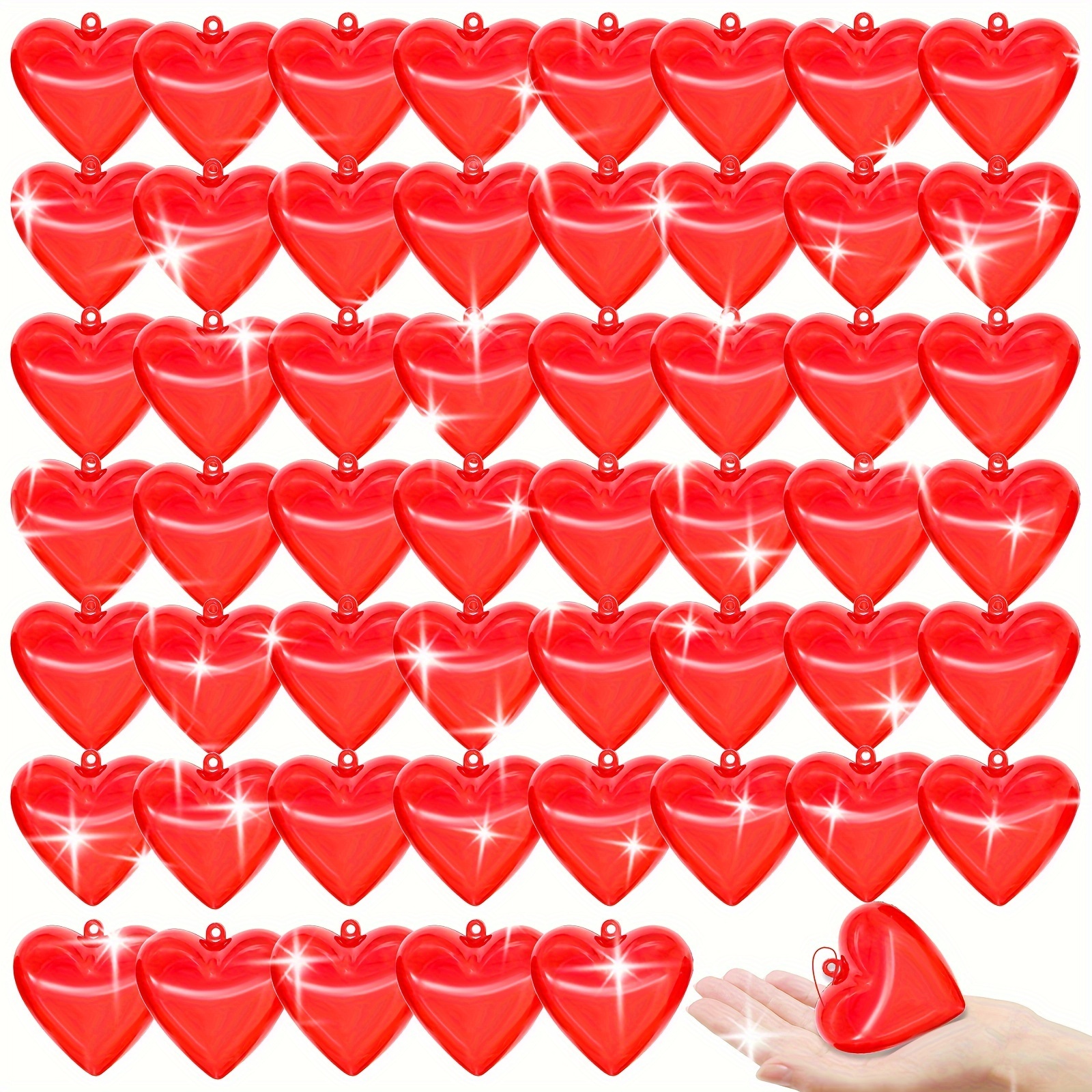 Clear Plasticfilled Candy Box Heart Shape Valentine Gifts - Temu