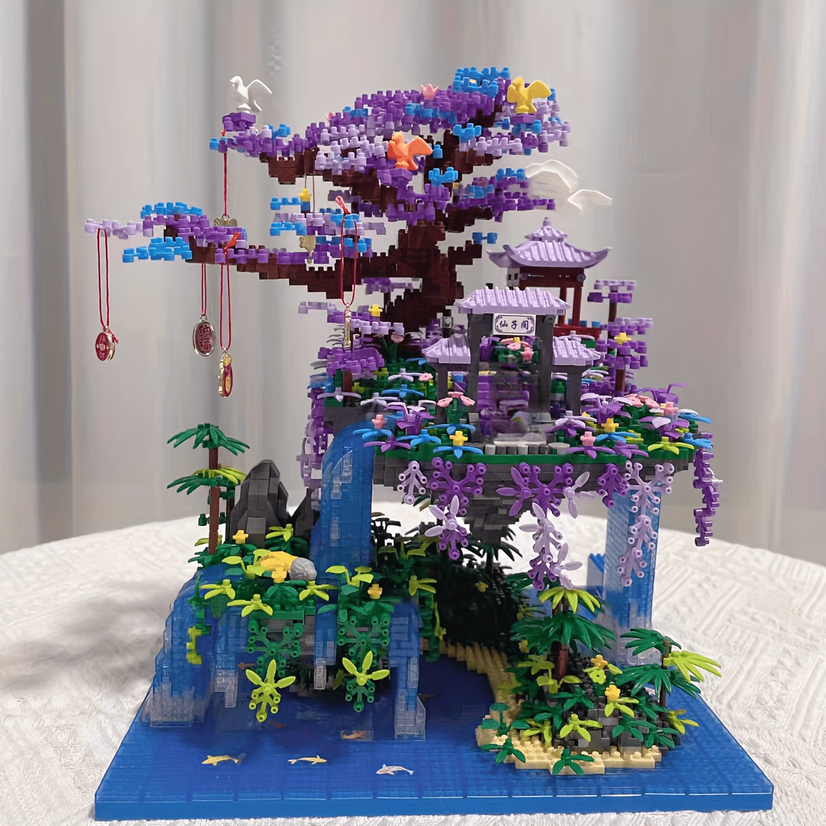 MOC LEGO® rosas en un florero