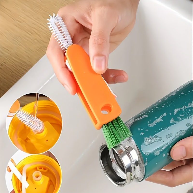 Cup Lid Cleaning Brush, Lunch Box Cleaning Brush, Baby Bottle Insulation  Cup Sports Kettle Cleaning Brush, Kitchen Cleaner - Temu