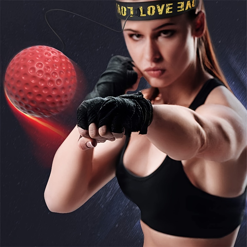 boxing reflex ball boxing ball with headband perfect for reaction agility punching speed fight skill and hand eye coordination training