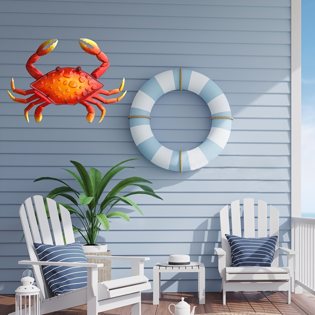 Crab decorations Crab Wall Decor Metal Crab Wall Sculpture Iron Art  Decoration for Outdoor Indoor