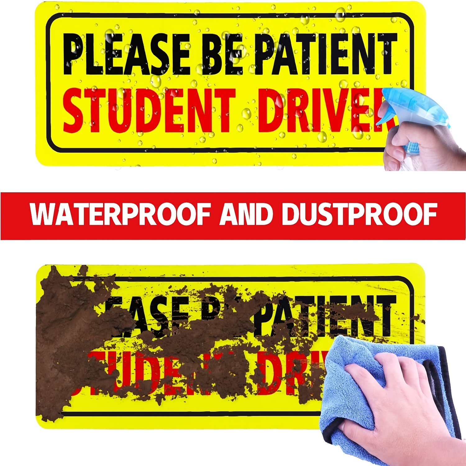 Student Driver Magnet Car Please Patient Student Driver - Temu