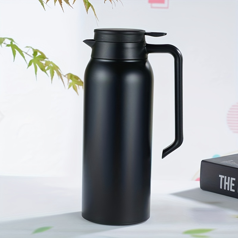 STAINLESS STEEL PITCHER-STYLE THERMOS - Black
