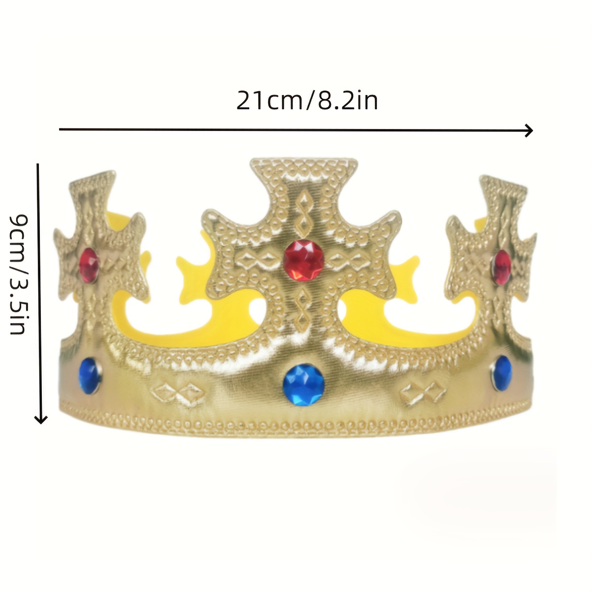 corona cumpleaños | Tela suave ajustable no tejida corona rey para niños,  corona fiesta para cumpleaños King, ducha niños, decoración fiesta