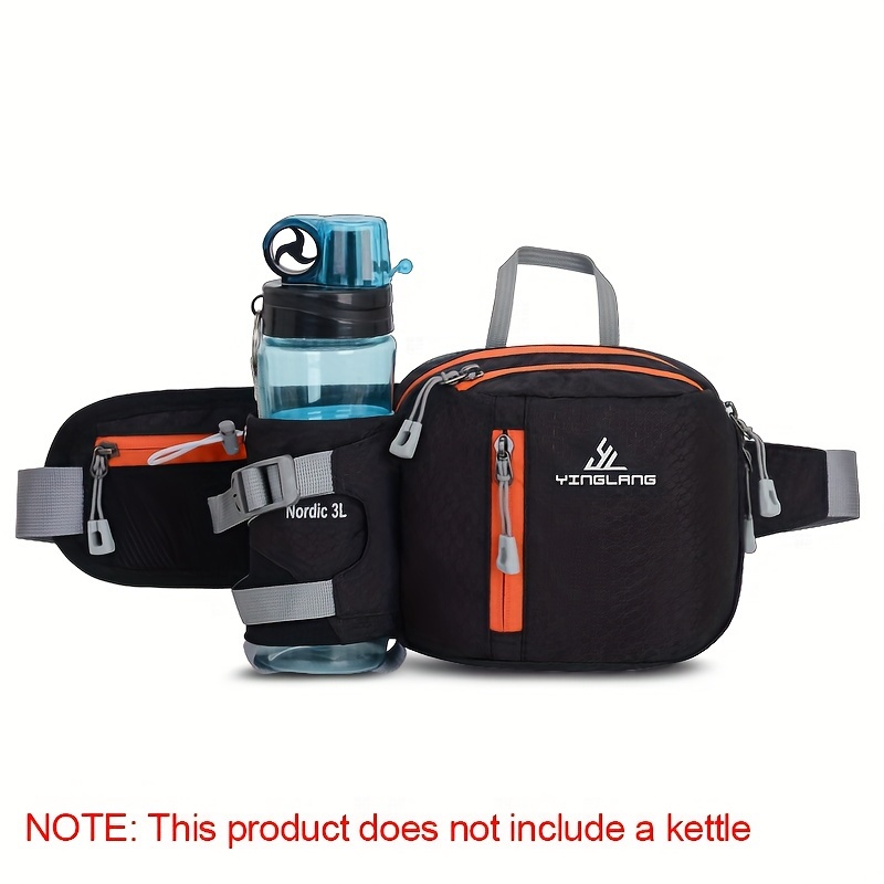 Image of Outdoor Waist Pack Multifunctional Marathon Running Water Bottle Waist Bag Sports Water Bottle Bag Phone Bag Men Women Riding Waist Bag