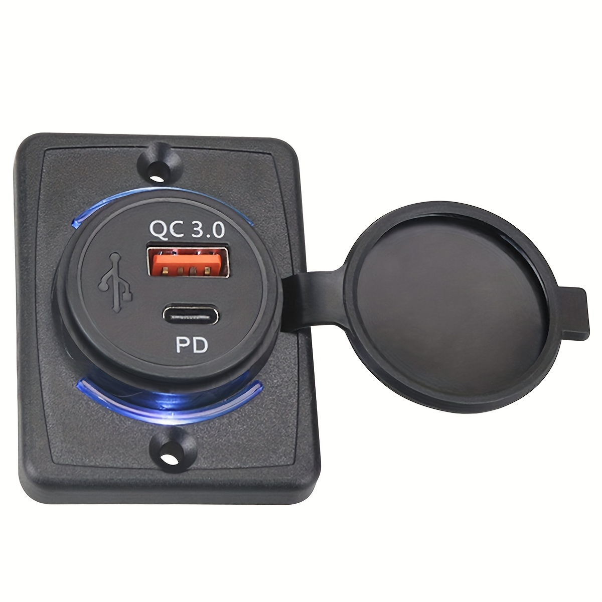 QC3.0+PD Chargeur de port USB de voiture chargeur de prise - Temu France