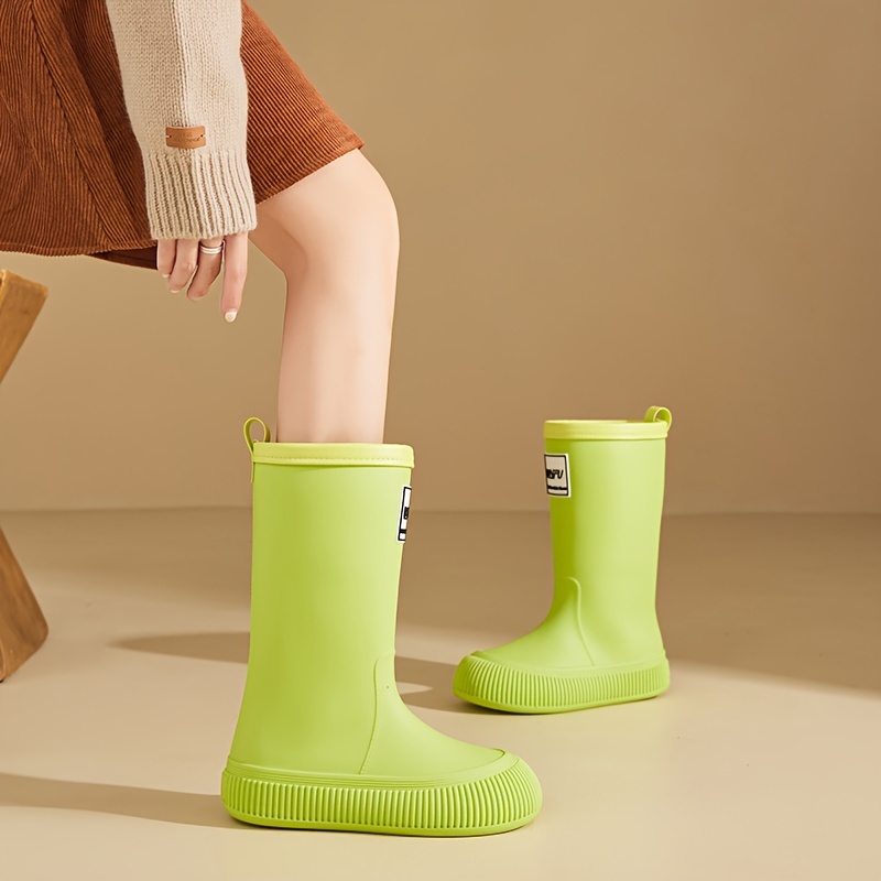 Women's High Water Boots Outer Wear Work Shoes Long Boots Waterproof