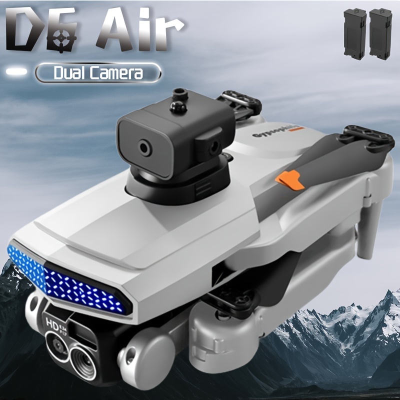 New D6 Air Drone Hd Dual Esc Camera Optical Flow - Temu