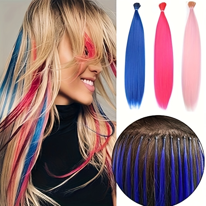 40 Strands Feather Hair Extensions 10 Colors 16 Inch 40 Strands Hair  Feathers Mixed Colors Colored Synthetic Hair Feathers Extensions Kit