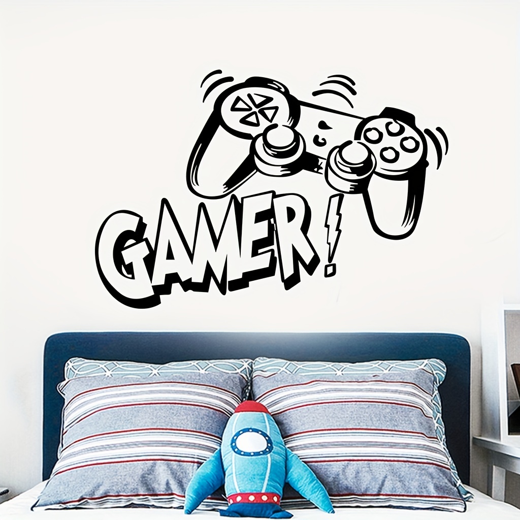 Wall Sticker Gamer Game Zone, Wallstickers Gaming Room