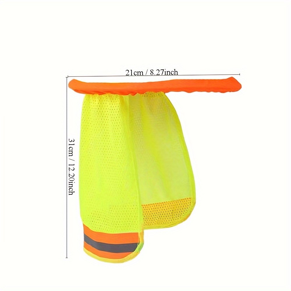Safety Hard Hat Helmet Neck Cover Reflective High Visibility - Temu South  Africa